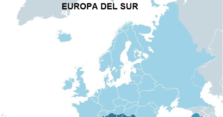 MAPAS DE: EUROPA DEL SUR