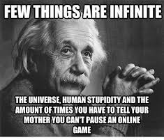 Because I Say So Albert Einstein Funny Fine Art Print Humor
