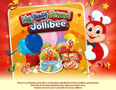 Jollibee Party Package - My Bestfriend Jollibee