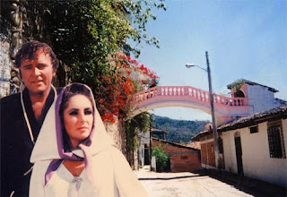 Richard Burton and Liz Taylor at their homes in PV