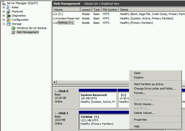 Recuperando a base de sistema tempdb após um crash de disco! SQL MAGÚ