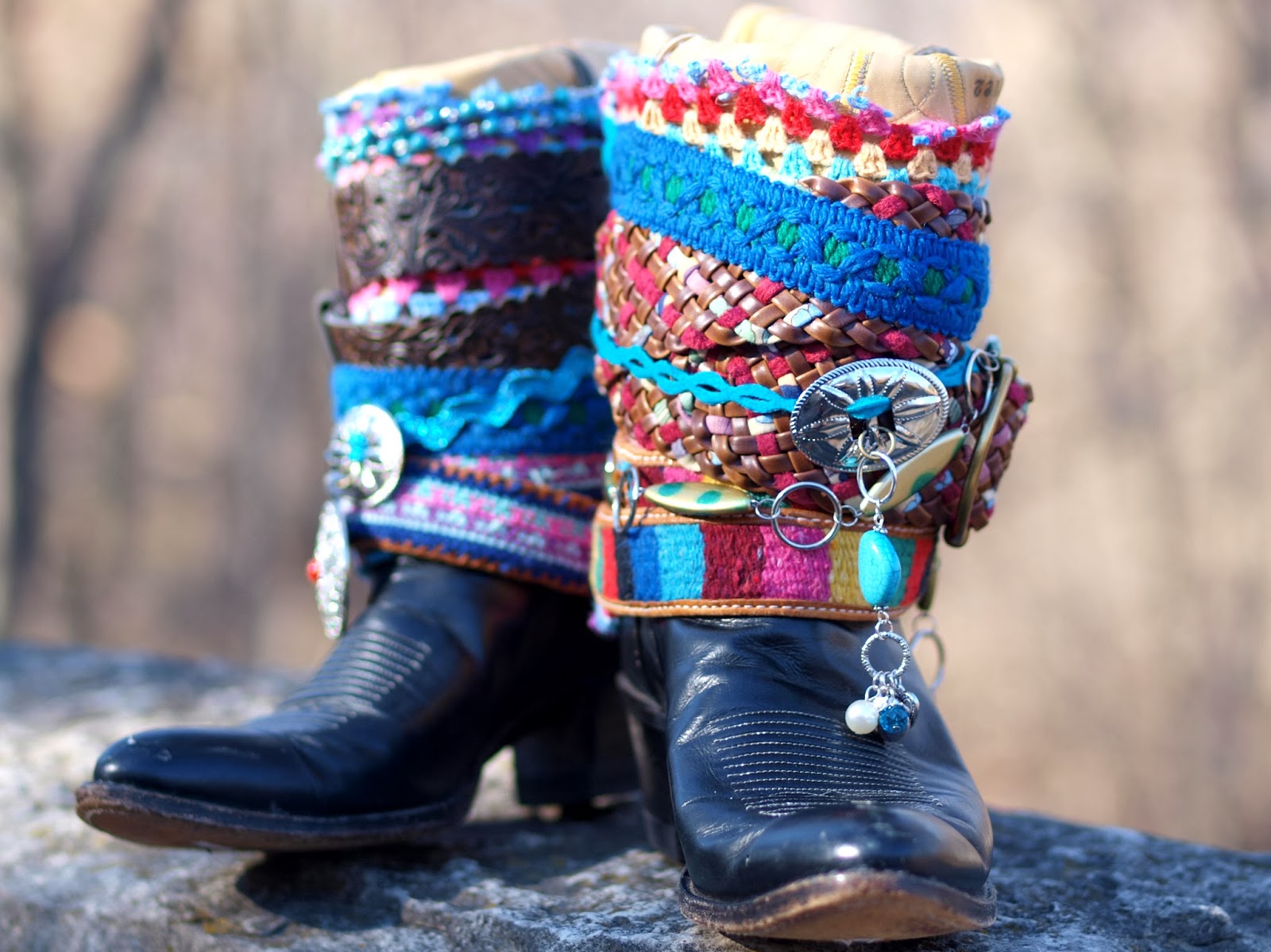 TheLookFactory reworked boho boots!!!