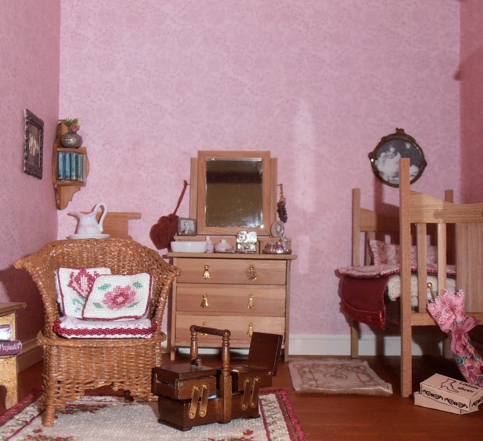 How To Use Scrapbook Paper To Wallpaper A Dollhouse at Sylvia Bergeron blog