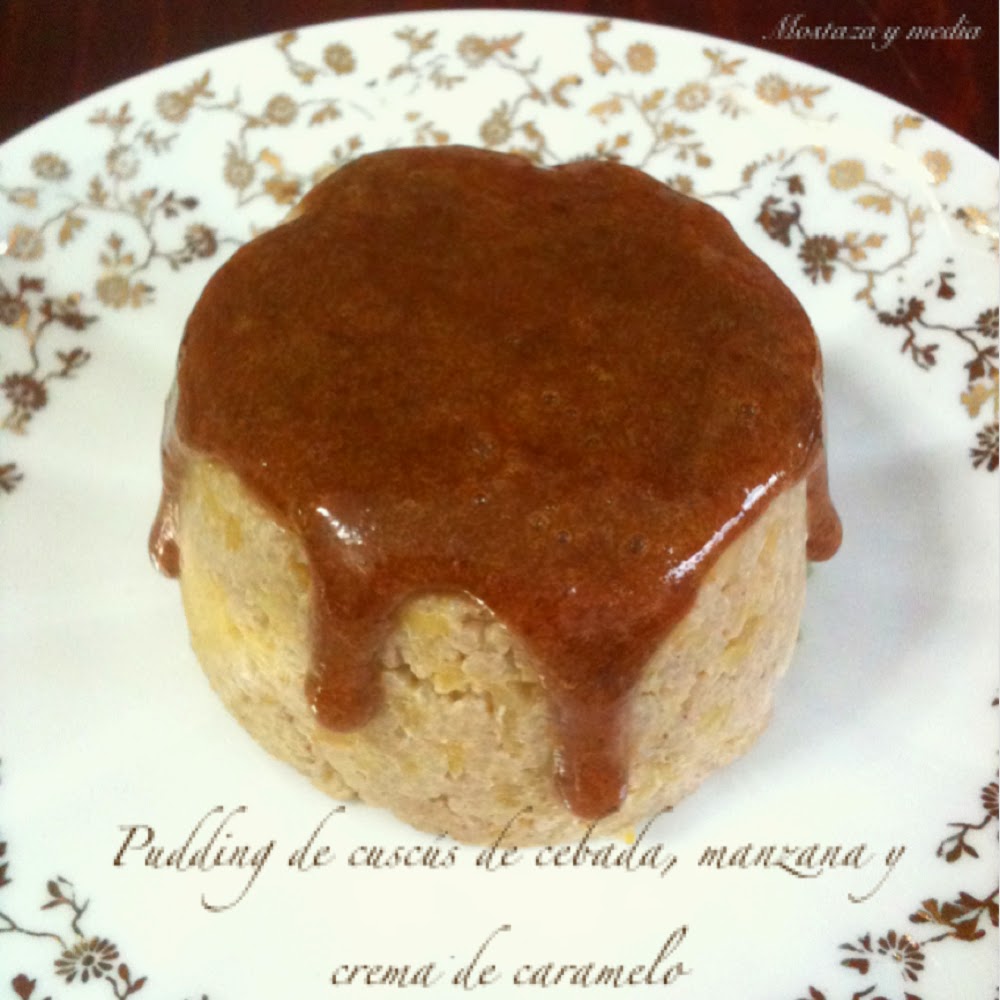 Pudding Dulce De Cous Cous Con Crema De Caramelo
