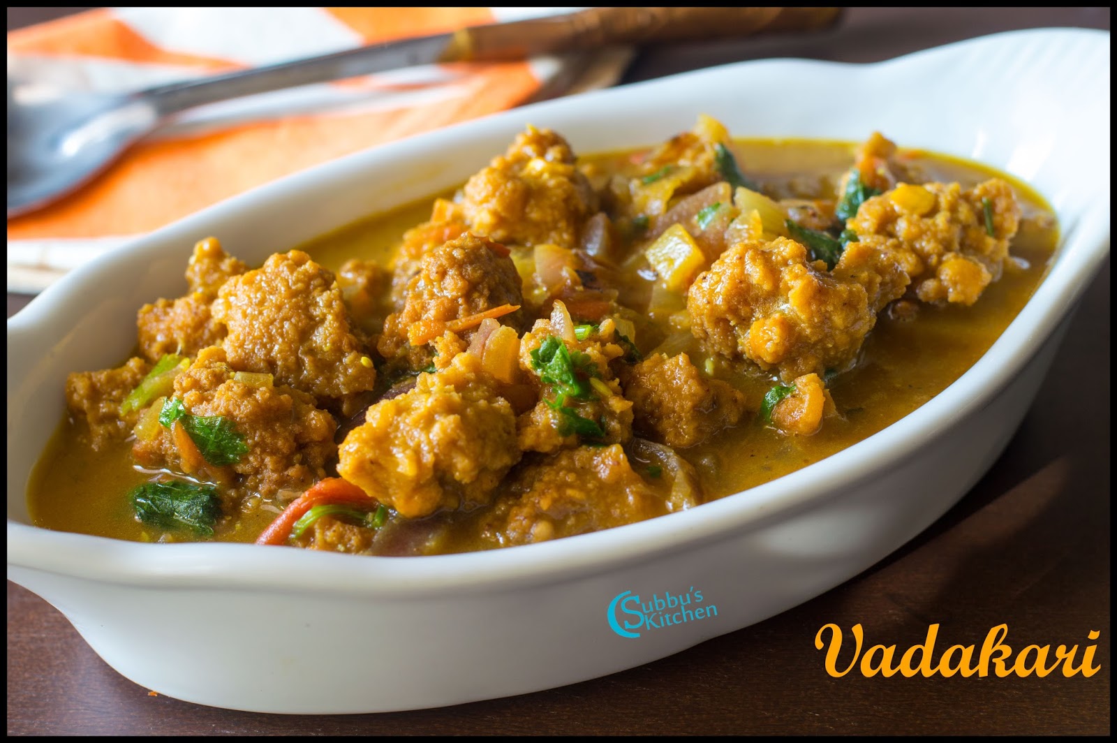 Vadakari Recipe Vada Curry Recipe Subbus Kitchen