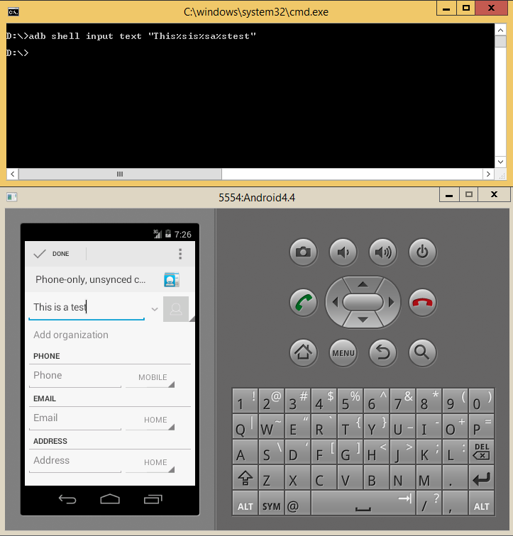 appium android keyboard