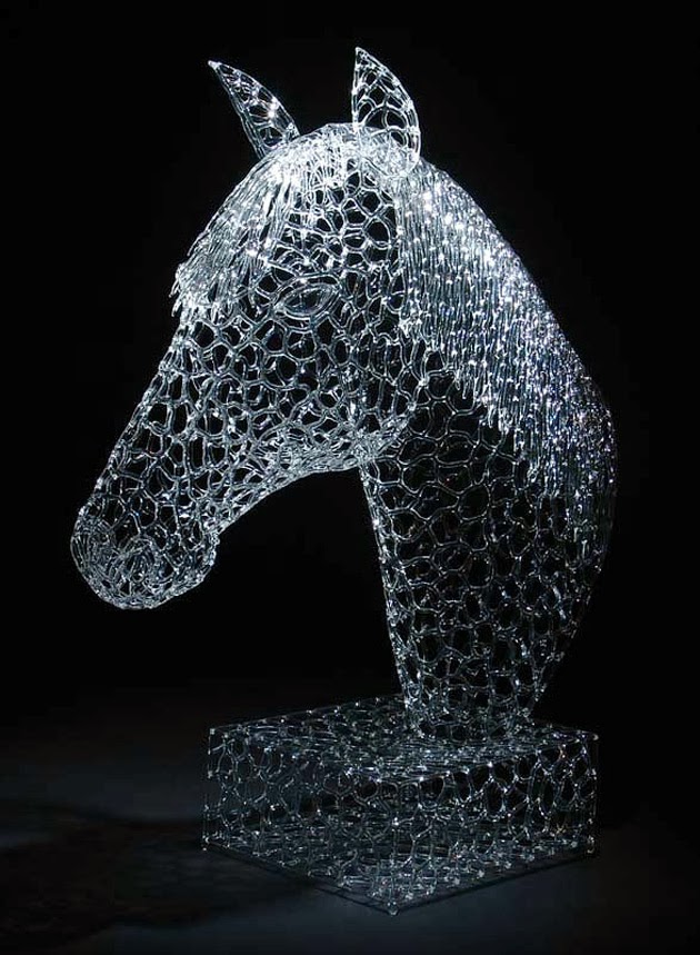 Inspired Ambitions Unique Glass Sculpture