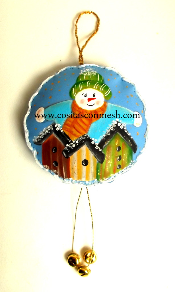Manualidades adornos navideños en goma eva ~ cositasconmesh