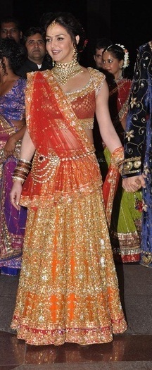 rocky S esha deol sangeet dress