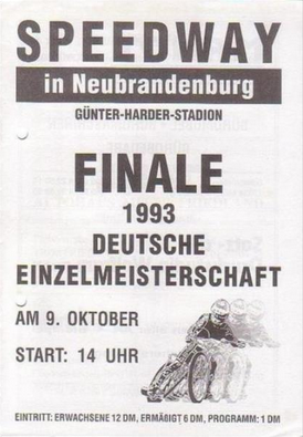 Speedway Archive Germany National Championship