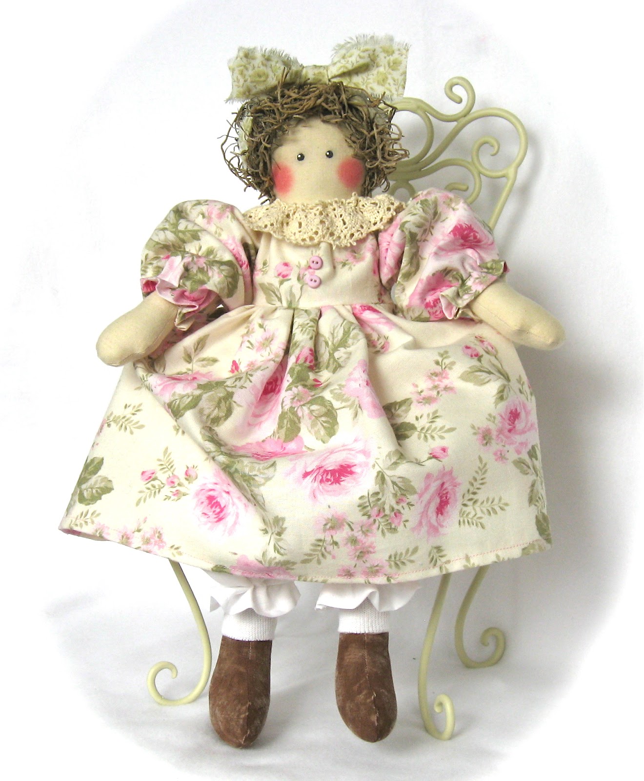 Cotton Candy Dolls Vintage style rag doll