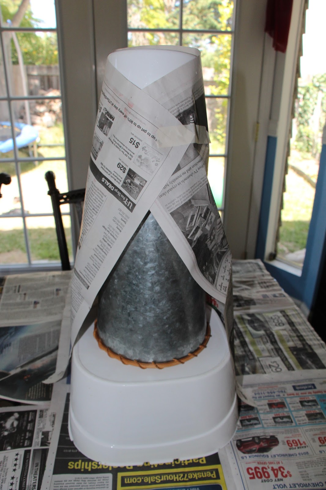 What a Ride! Construction Cone Pinata Tutorial