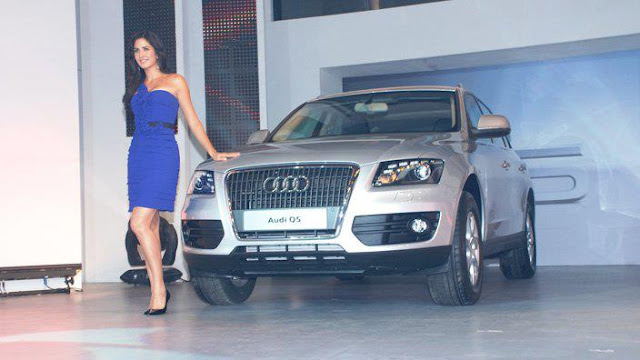 Katrina Kaif At Audi Q5 Stall During 2012 Auto Expo