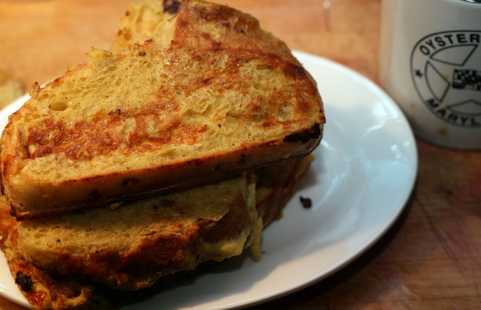 Eggnog Overnight Spiced French Toast with Cranberries Coconut & Lime