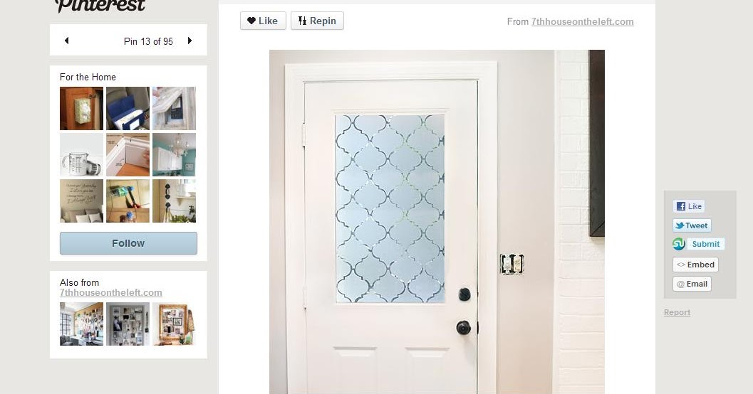 Bake it. Create it. Love it. DIY Contact Paper Window Treatment