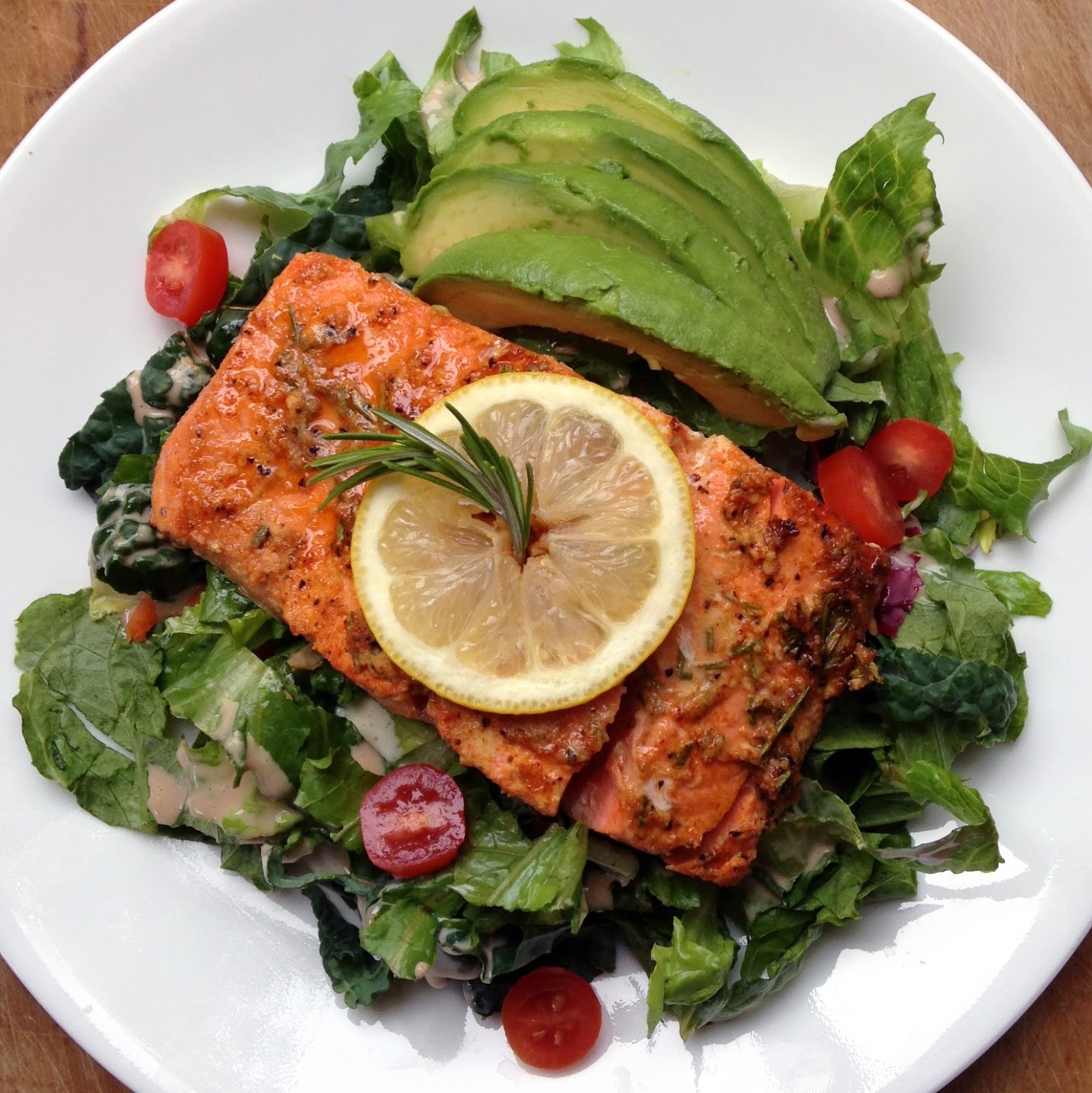 Live Right Be Healthy Rosemary Mustard Salmon