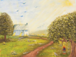 Rays of Hope, is a tribute to Karen Bennett's aunt Ruth, who kept hope alive while watching, caring for, and losing her husband and only child to cancer. 2012 Expressions of Hope Calendar March