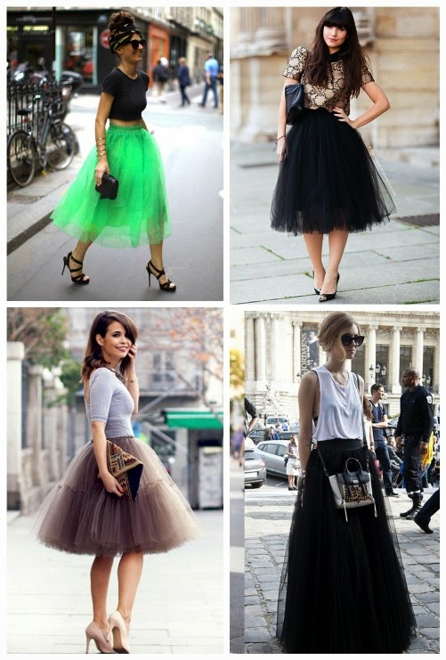 saia de tule anos 60