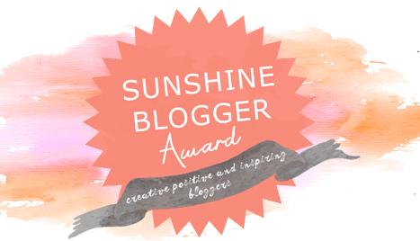 Sunshine Blogger Award