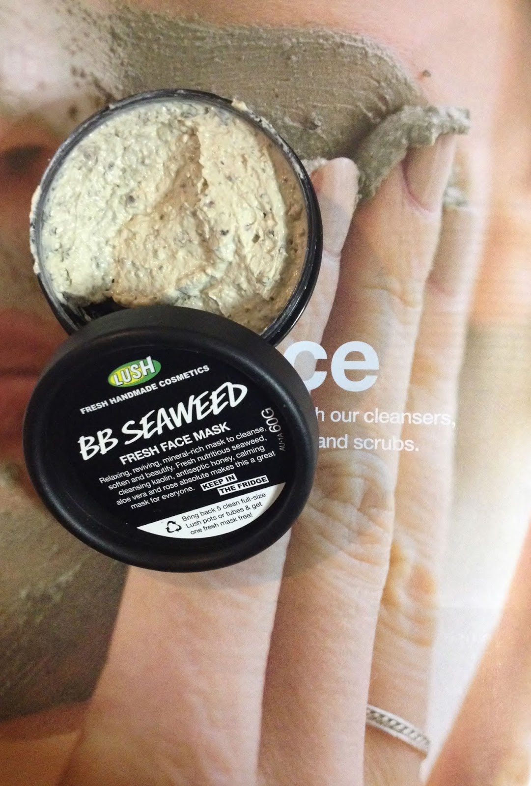 Max The Unicorn LUSH Fresh Face Masks Cosmetic Warrior & BB Seaweed!*