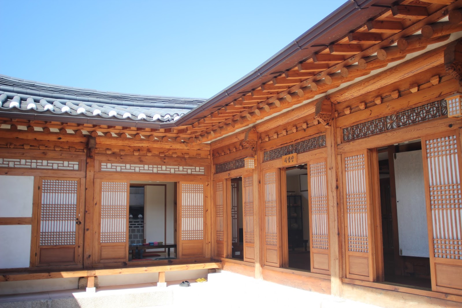 Seoul, Korea: Bukchon Hanok Village. Public bath house