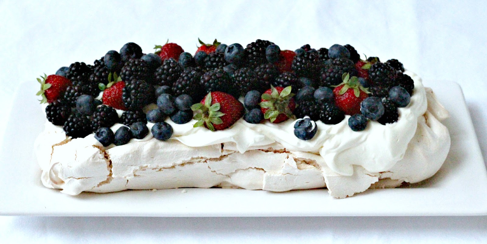Milk and Honey Berry Meringue with Vanilla Cream