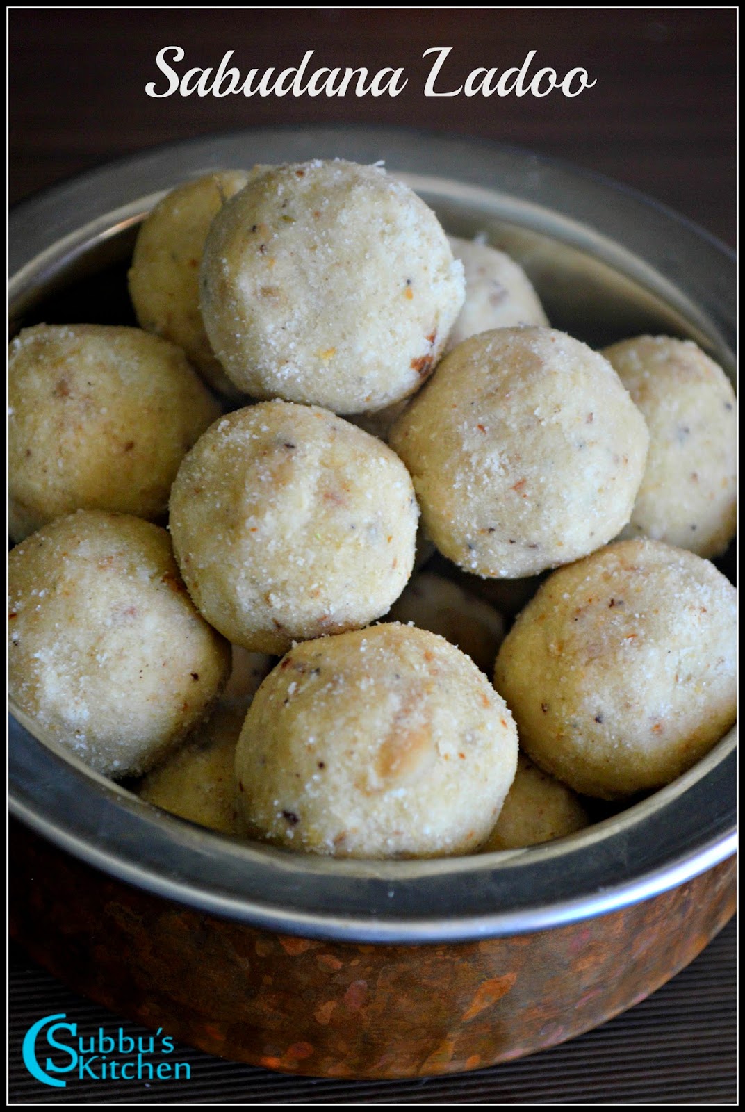 Sabudana Ladoo Sabudana Ladoo
