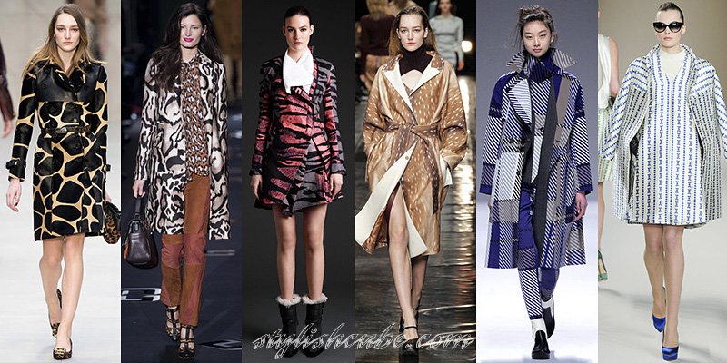 Fall 2013 Fashion Raincoats Trends
