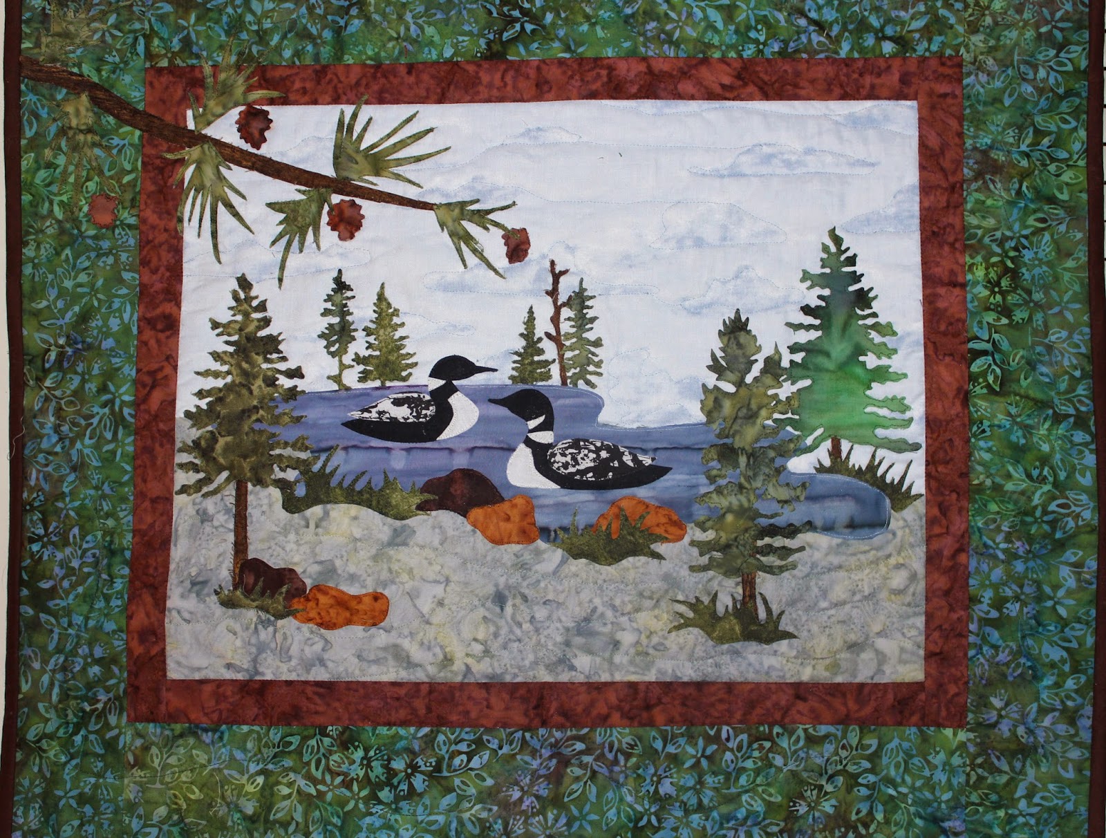 So Many WIPs, So Little Time Another loon quilt