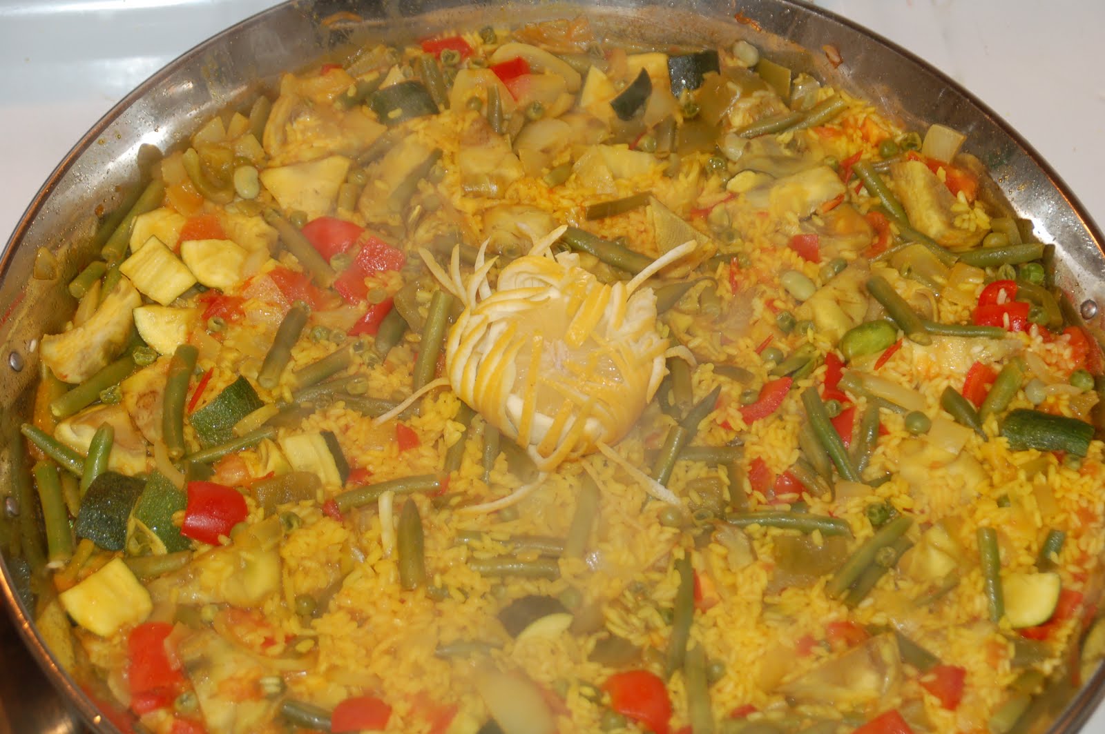 Art is in the kitchen Paella de Verduras