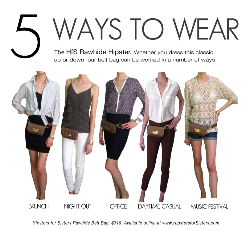 Totally Versatile: Five Ways to Wear the HfS Rawhide Belt Bag