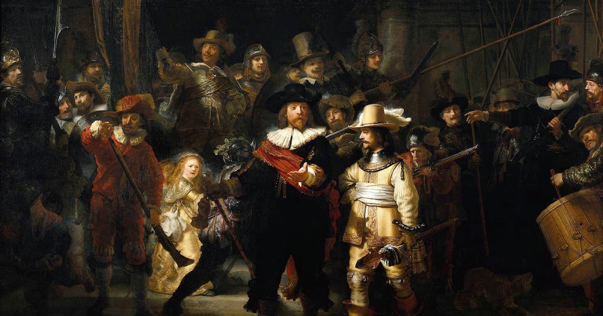 Resultado de imagem para a ronda da noite rembrandt