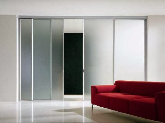 sliding door inside the wall