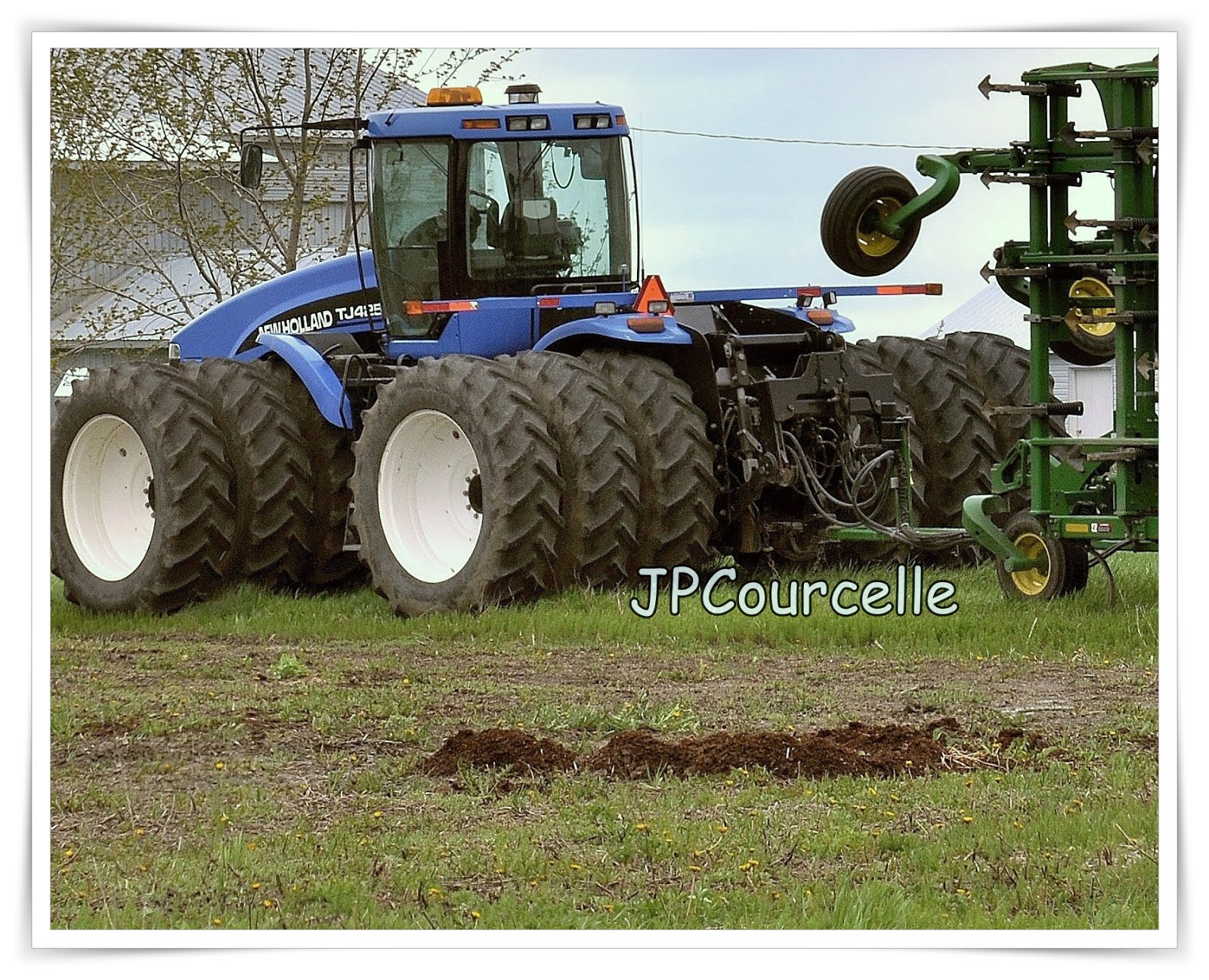 Tracteur à 12 roues tractables