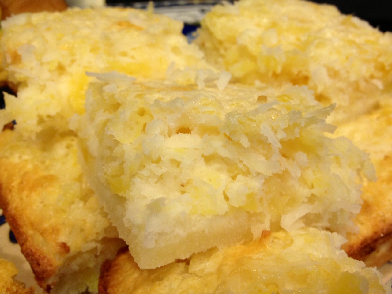 Pineapple Grass PineappleCoconut Angel Food Cake