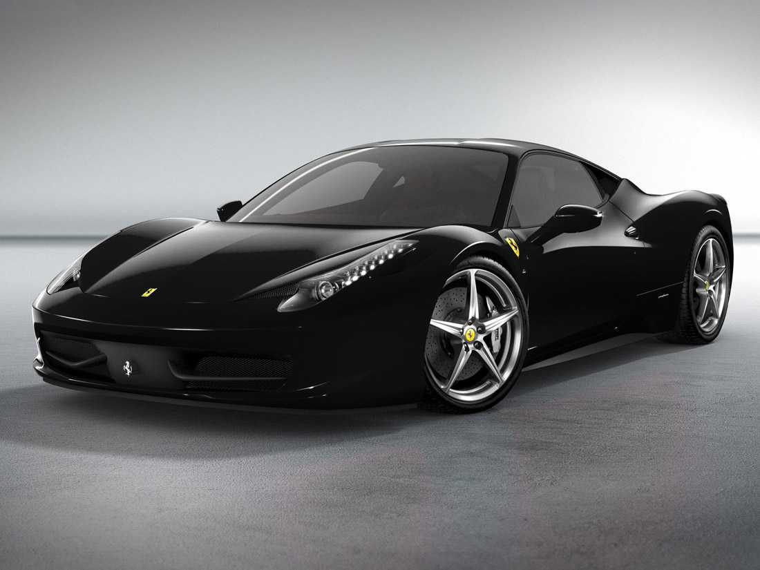 Latest Hd Wallpapers Black Ferrari Car Latest Hd Wallpapers 2013