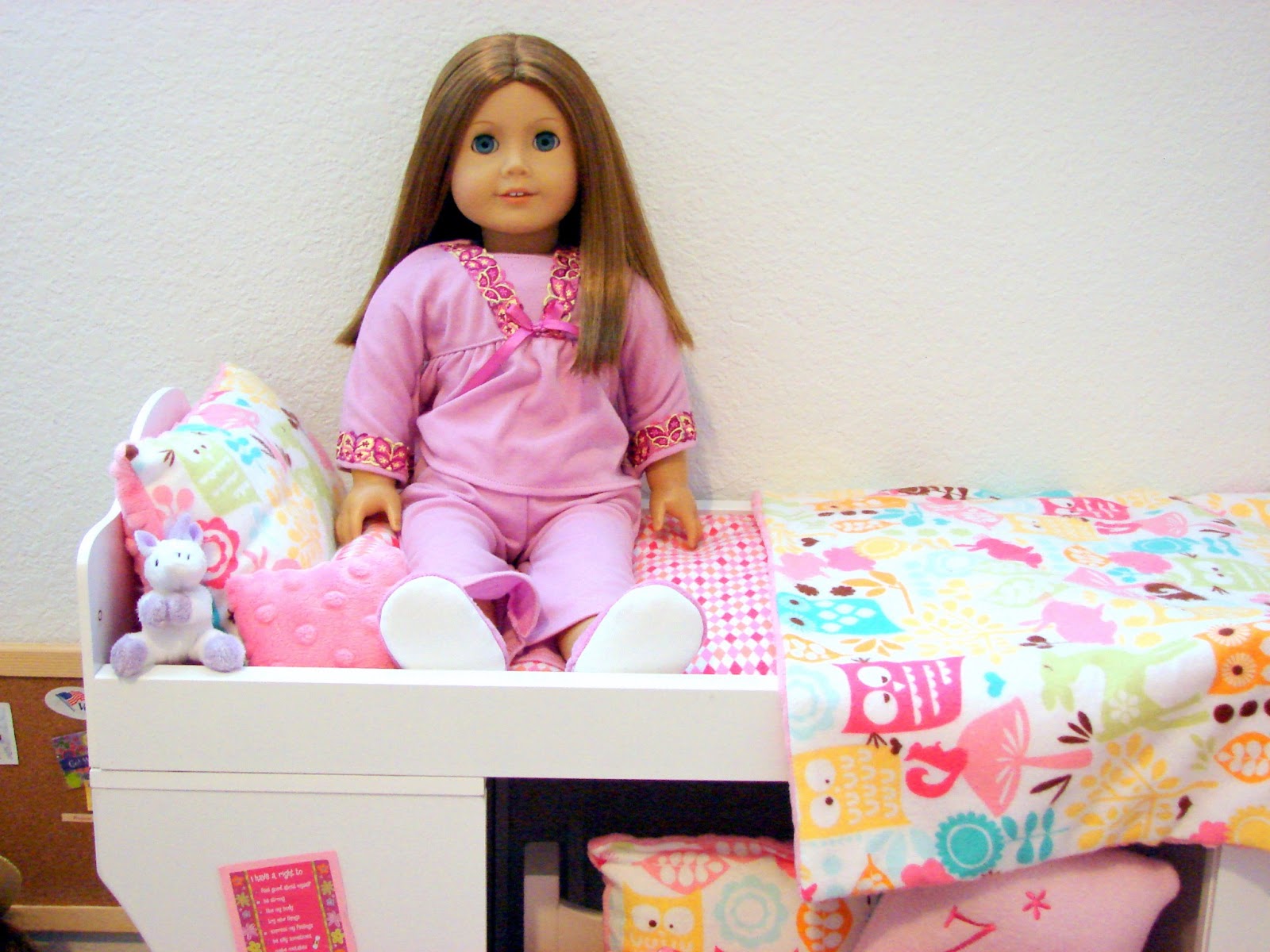 American Girl Doll Play Our Doll Play Area The Doll Bedroom