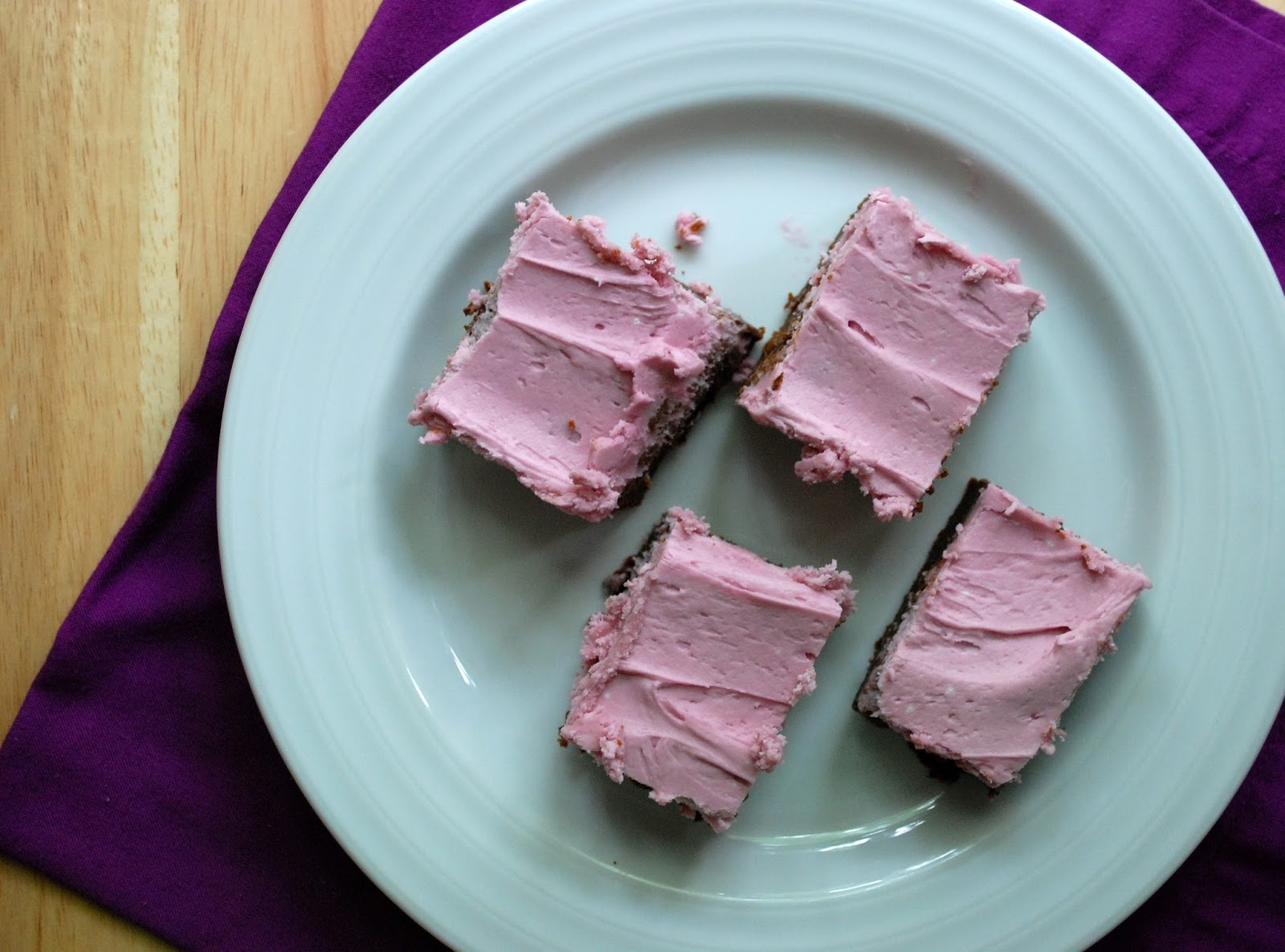 What's Baking in the Red Wine Buttercream Frosting
