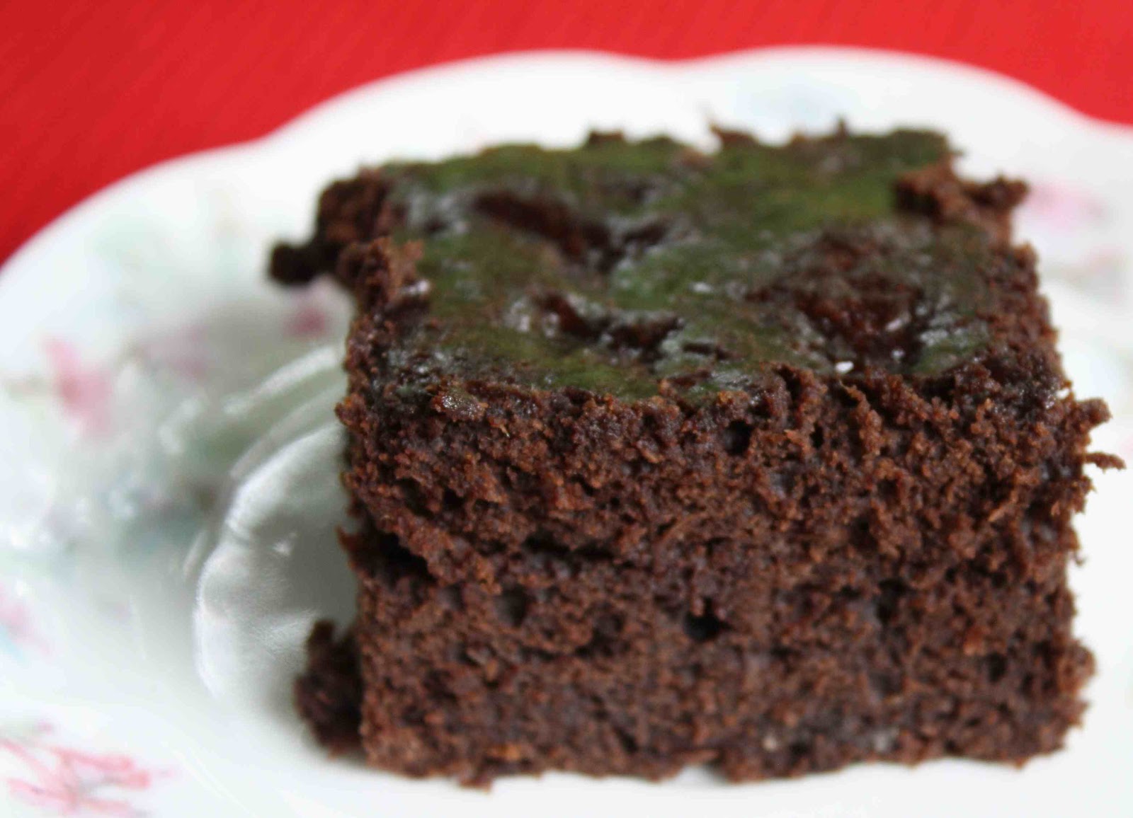 Dark Chocolate Rhubarb Ghirardelli Brownies