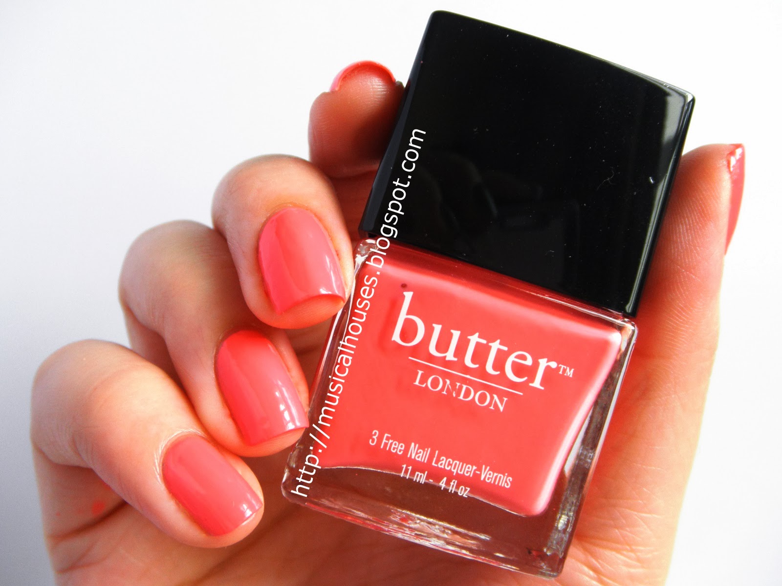 Butter London Trout Pout PinkyCoral and Springy! of Faces and Fingers