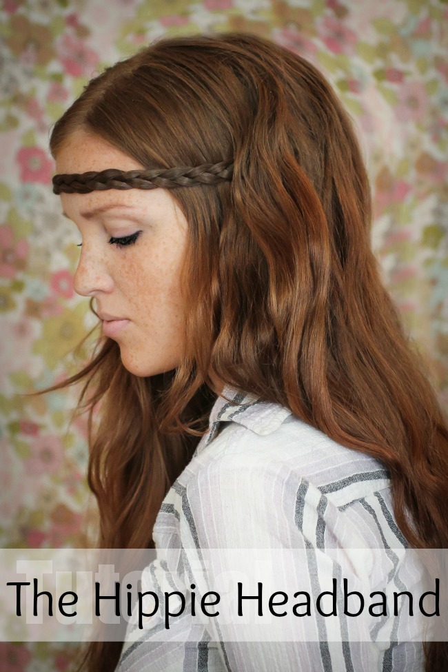 The Freckled Fox: Hair Tutorial// The Hippie Headband