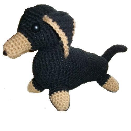 Dachshund Crochet Stuffed Animal Pattern Crochet Pattern ...