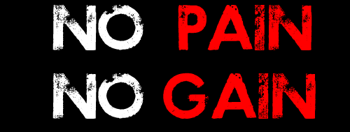 No pain no gain essay