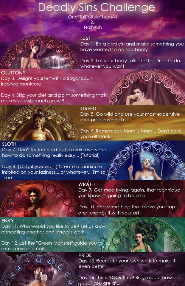 NailsLikeLace Seven Deadly Sins Series Lust