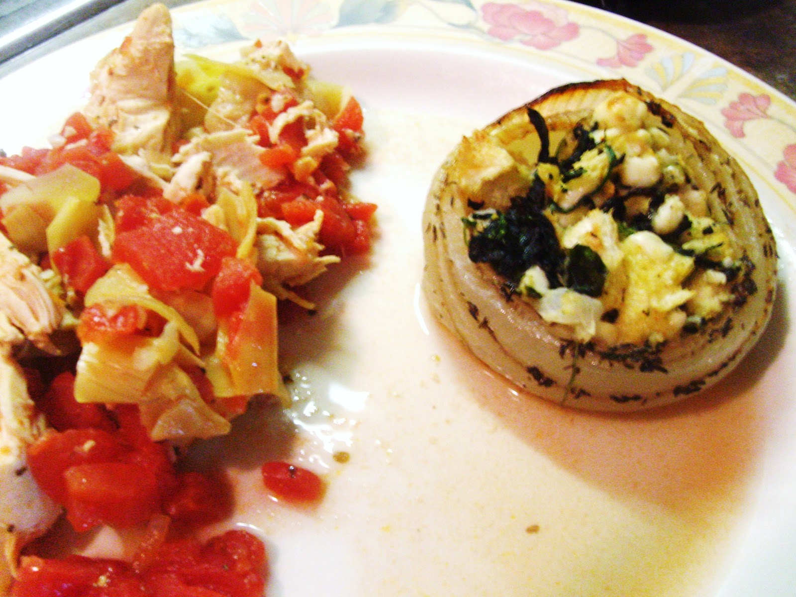 Simple Savory & Satisfying Roasted Stuffed Onions