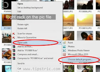Mengubah Default Program Untuk Membuka File Gambar di Windows 8