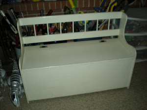 White Storage Bench