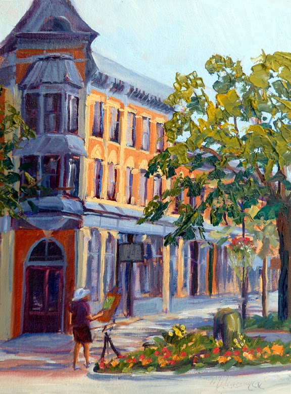 Mary Giacomini's art updates: PPPA: Painting Old Town Ft Collins
