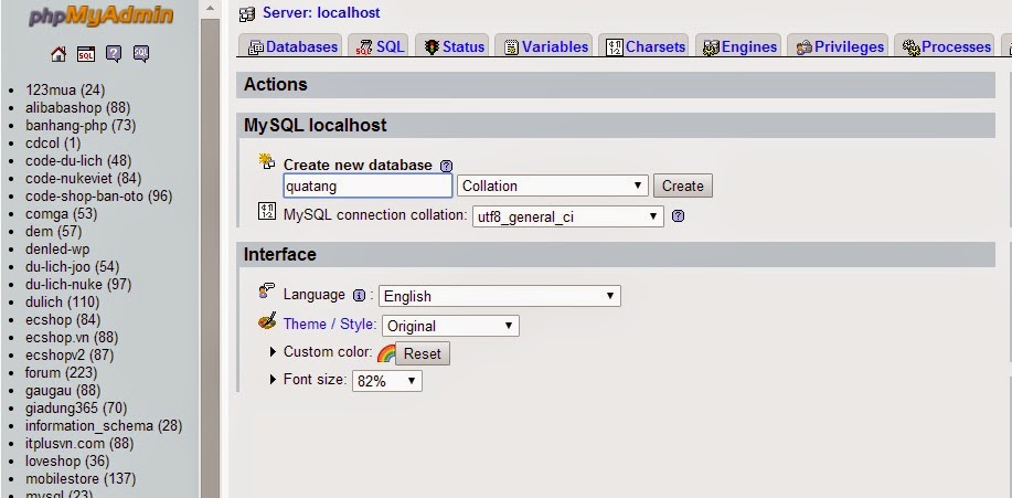 tao database web tao database web