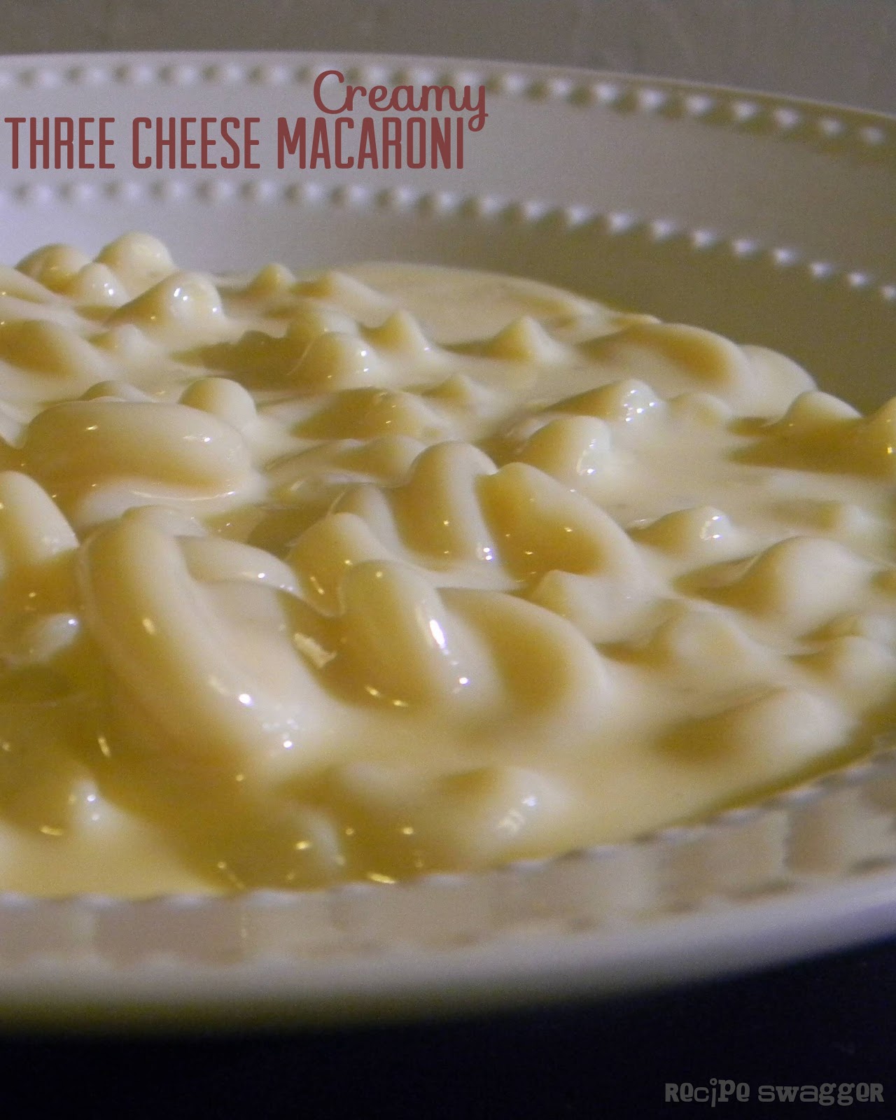 Creamy Three Cheese Macaroni
